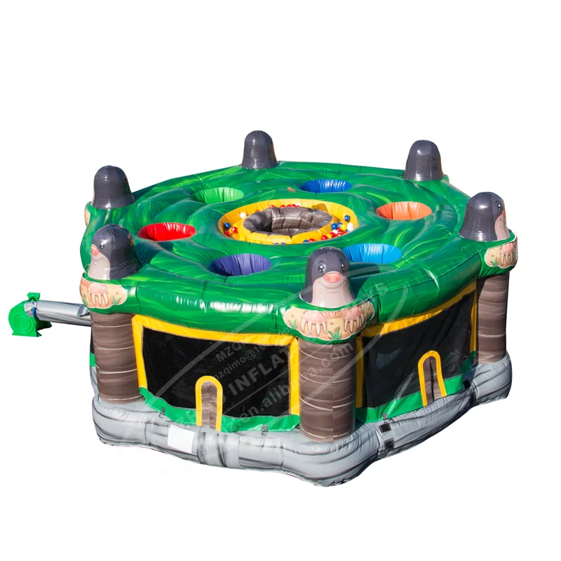 Commercial Carnival Inflatable Game Human Whack A Mole Sport Games