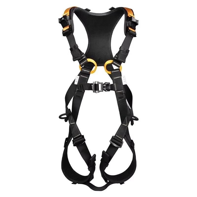 Double hanging point anti-fall safety rope national standard construction emergency rescue aerial work protection