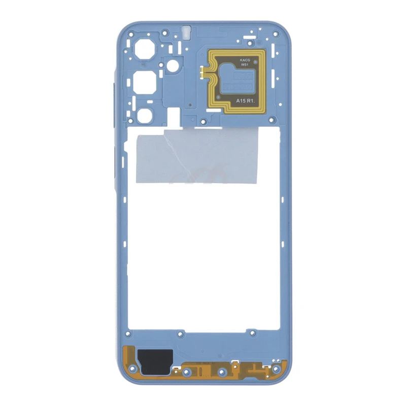 Middle Frame Housing Bezel For Samsung Galaxy A15 4G/5G Back Faceplate Front Frame Chassis + Volume Button Repair Parts