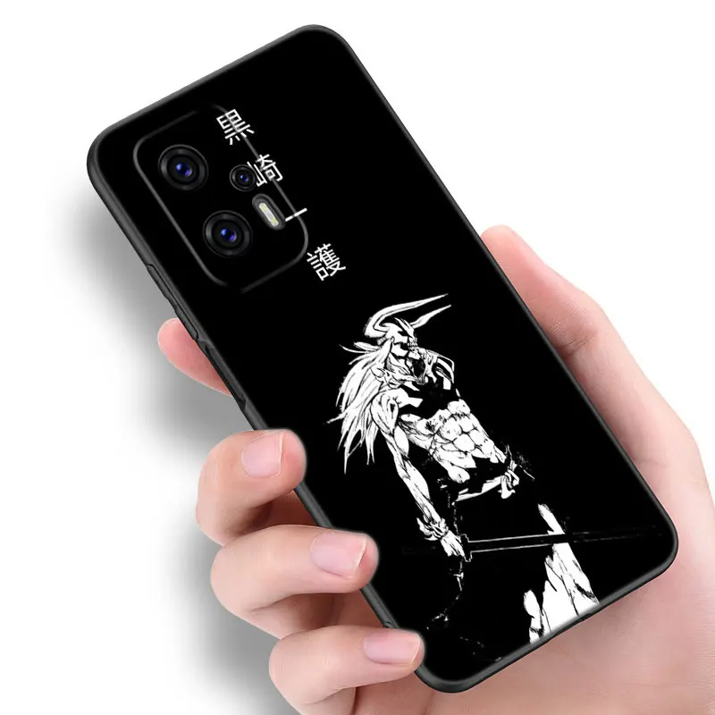 Anime Bleach ichigo Kurosaki Phone Case For Xiaomi POCO X3 X4 NFC F5 M2 M3 M4 M6 X5 Pro F3 F4 GT 5G C31 C55 M5S Black Cover