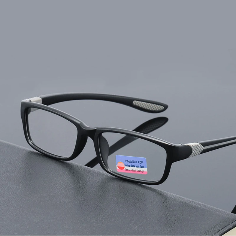 Fashion TR90 Reading Glasses Unisex Blue Light Blocking Far Sight Glasses Square Frame Light Weight Presbyopia Eyeglasses