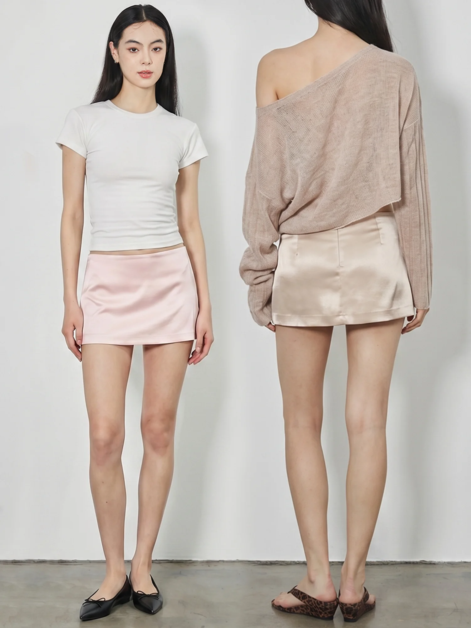 

Юбка SHESEEK из атласа с низкой талией, ультракороткая, для свиданий, женская модная юбка А-силуэта из полиэстера и композитного волокна