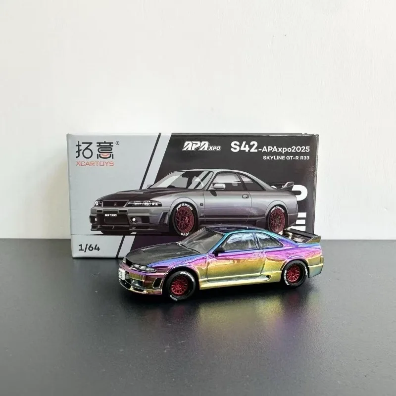 POP RACE 1/64 SHELBY GT500 GT-R R32 R33 SINGER 964 Targa   Alloy Motor Vehicle Toy Die-casting Metal Model Collection