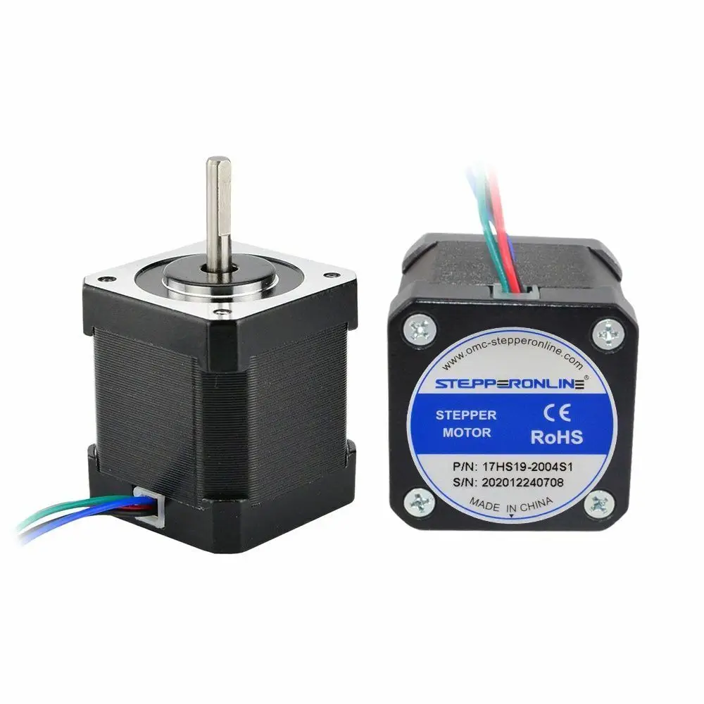 STEPPERONLINE Nema 17 Stepper Motor 17HS19-2004S1 48mm 2A Nema17 Motor 59Ncm w/1m Cable 4-lead for 3D Printer CNC XYZ Motor