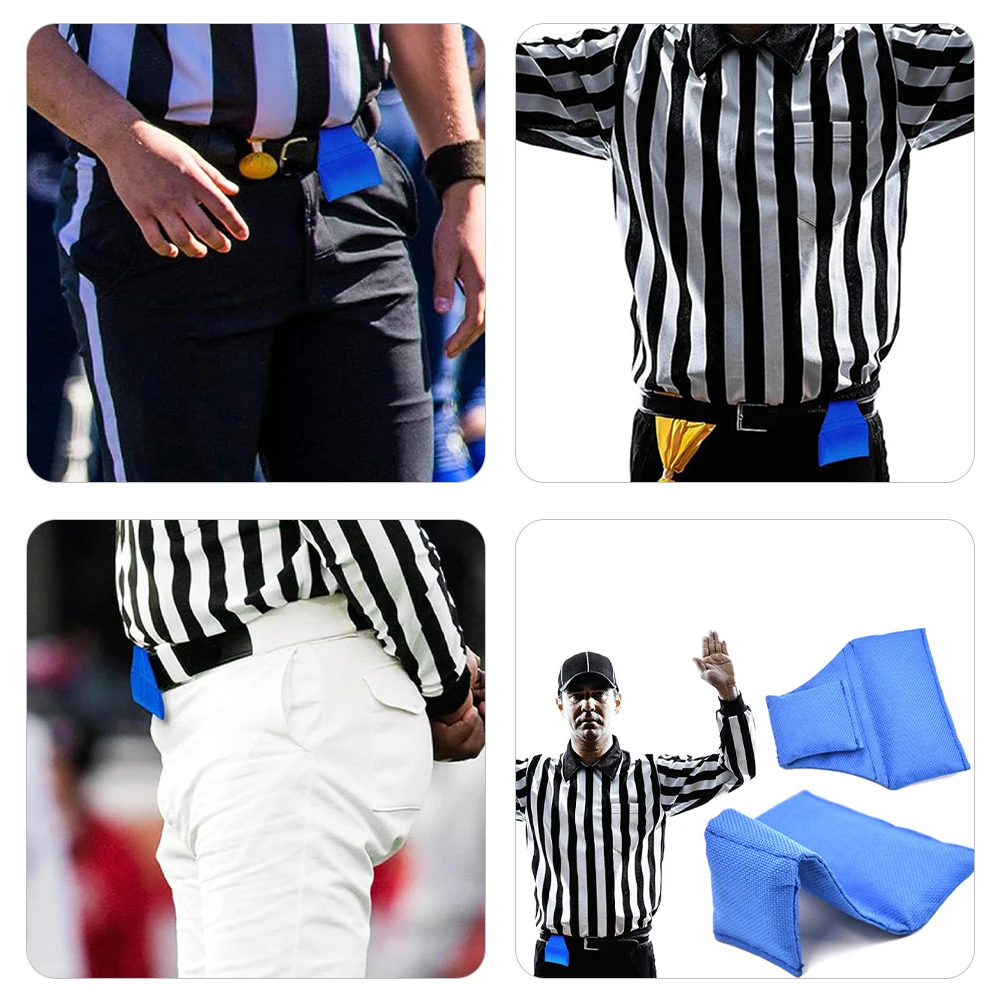 Football Referee Bean Bag Large Capacity Neck Nylon Tossing Bag for Soccer Officials Portable Waist Wear