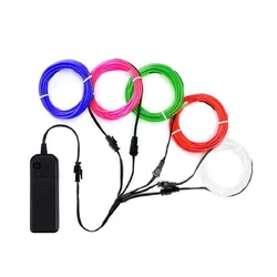 1 To 2/3/4/5/6 Splitter Connector For EL Wire Electroluminescent Light Conected With Inverter Cable LED Neon Light Wiring