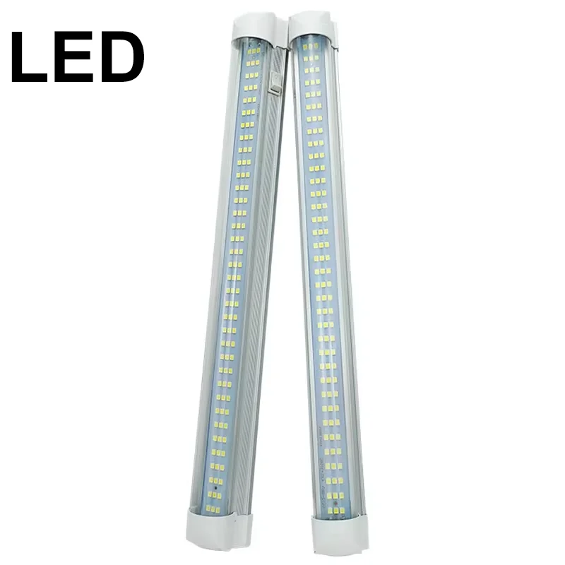 2PCS Vehicle Interior Light Bar 108LED Car Dome Lights With Switch For Car RV Van Camper Caravan Motorhome Reading Lights