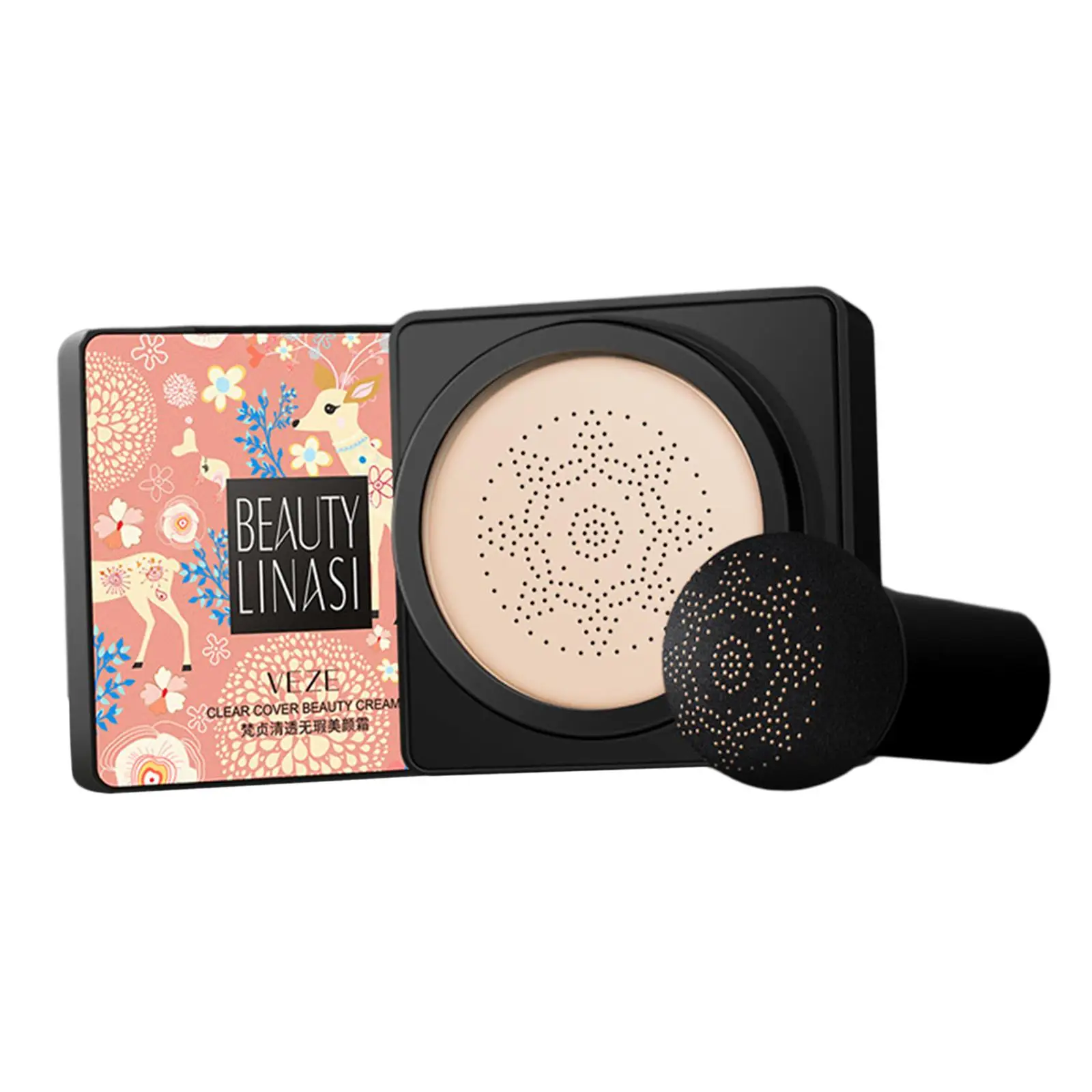 Air Cushion BB Cream Lightweight Smooth Matte Concealer Makeup Base for Moisturizing and Even Skin Tone