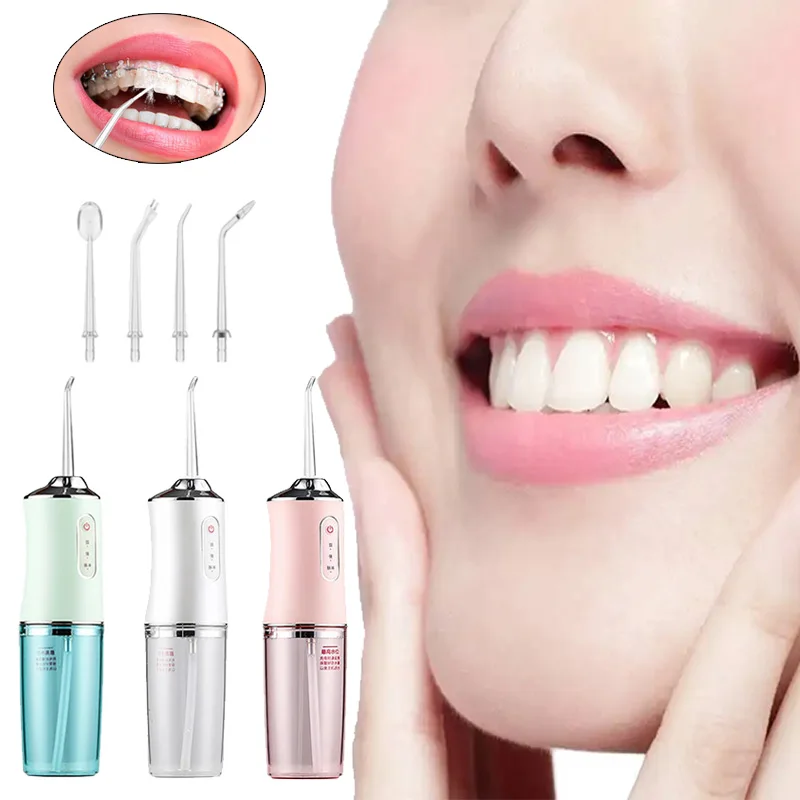 

Перезаряжаемый ирригатор для полости рта, высокочастотный импульсный водоструйный насадка для мытья, электрическая портативная зубочистка, очиститель зубной нити