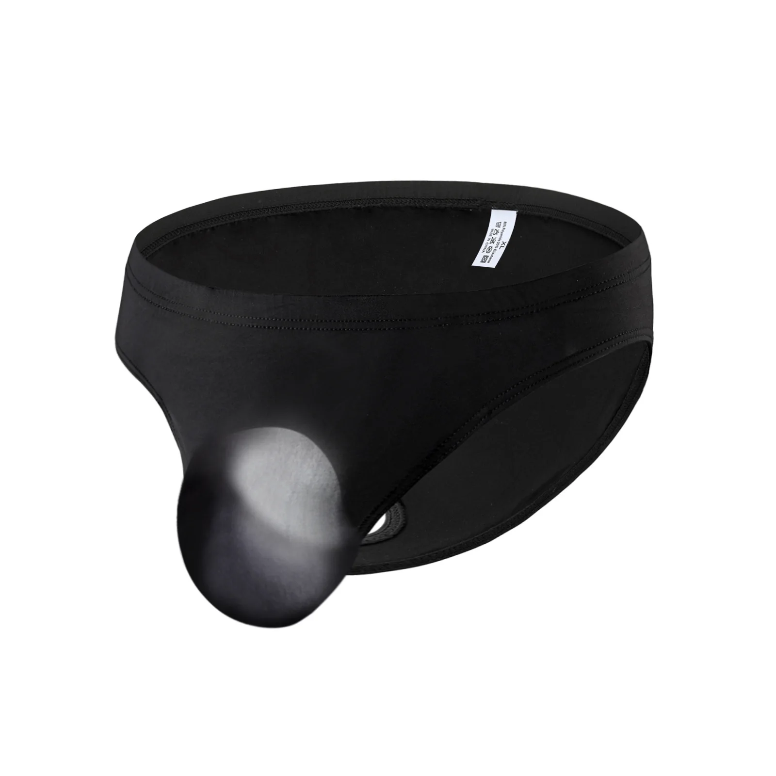 

Бесшовные трусы из ледяного шелка для мужчин, сексуальные U-образные выпуклые трусы-танга, тонкие прозрачные трусы-слипы, Hombre Gays, эротические трусы с подтяжкой бедер