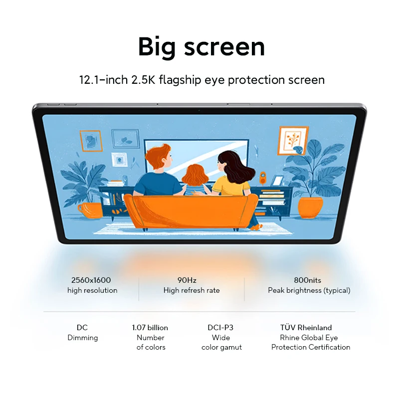 جديد Lenovo Xiaoxin Pad 12.1 2025 اللوحي الأصلي CN نسخة MediaTek الأبعاد 6400 12.1 ''90 هرتز 10200 مللي أمبير 45 واط شحن الوسادة الكمبيوتر #5