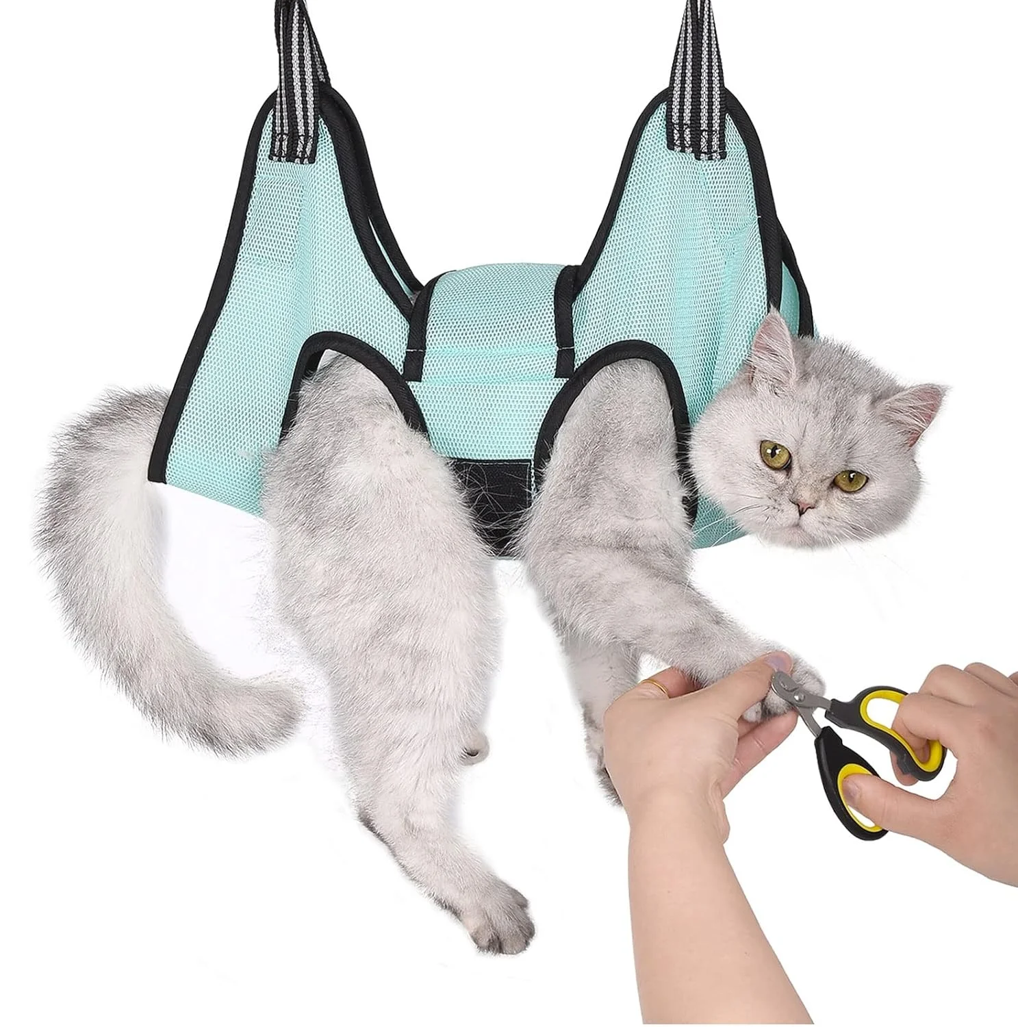 

Dog Cat Grooming Hammock Fixed Bath Bag for Nail Cutting Anti Scratch Cat Trimming Restraint Bag Cat Beauty Hanging Pet Supplies