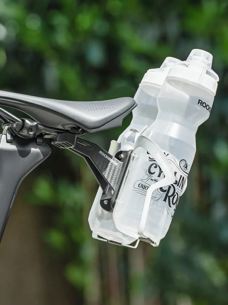 AliExpress ROCKBROS Bike Water Bottle Cage Rear Cage Adapter Extension For Triathlon Bike Road MTB Cy Bottle  Bracket Extension Rear Saddle