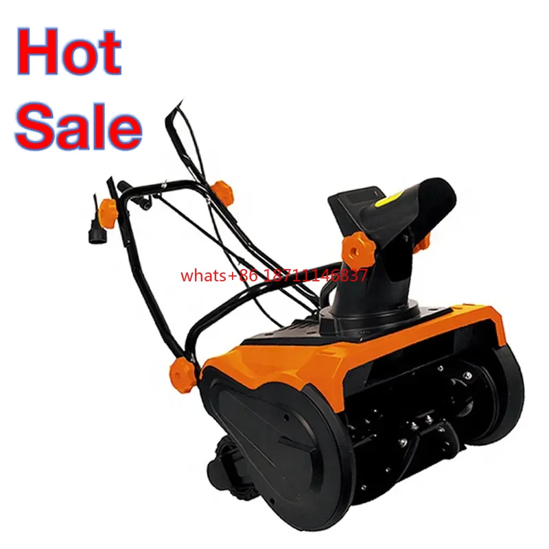 Vertak 1600W / 2000W hand mini snowplow snow removal machine portable chinese snow blower for europe and north american