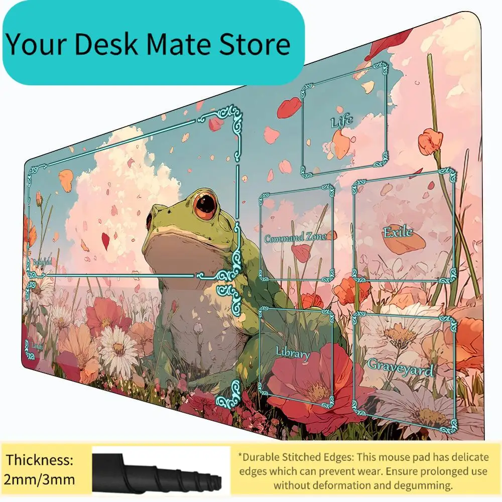 

Коврик для мыши с принтом Letter p Number 9 Command Zone Exile Library Graveyard, нескользящая резиновая основа, моющаяся тканевая поверхность, для игр