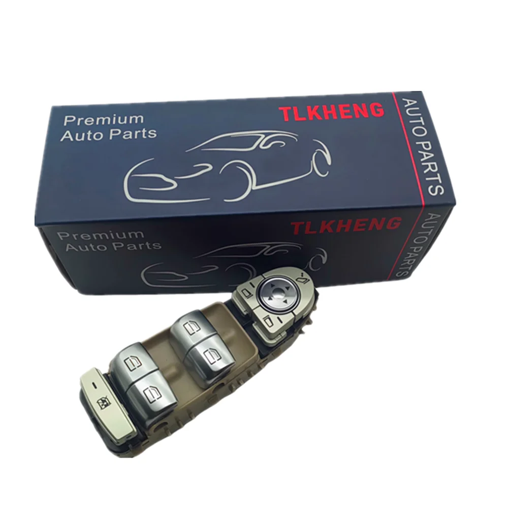 2059056811 Beige Power Window Switch Window Lift Switch For Mercedes-Benz W205 C300 C400 C63 AMG  GLC300 GLC43,2015-2017