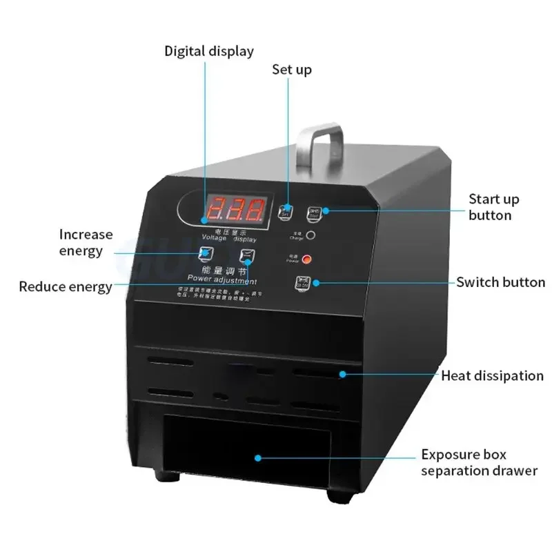 Stamp Machine Light Sensitive Engraving Machine Small exposure Engraving Machine Seal Flash Digital Photosensitive Stamp Machine