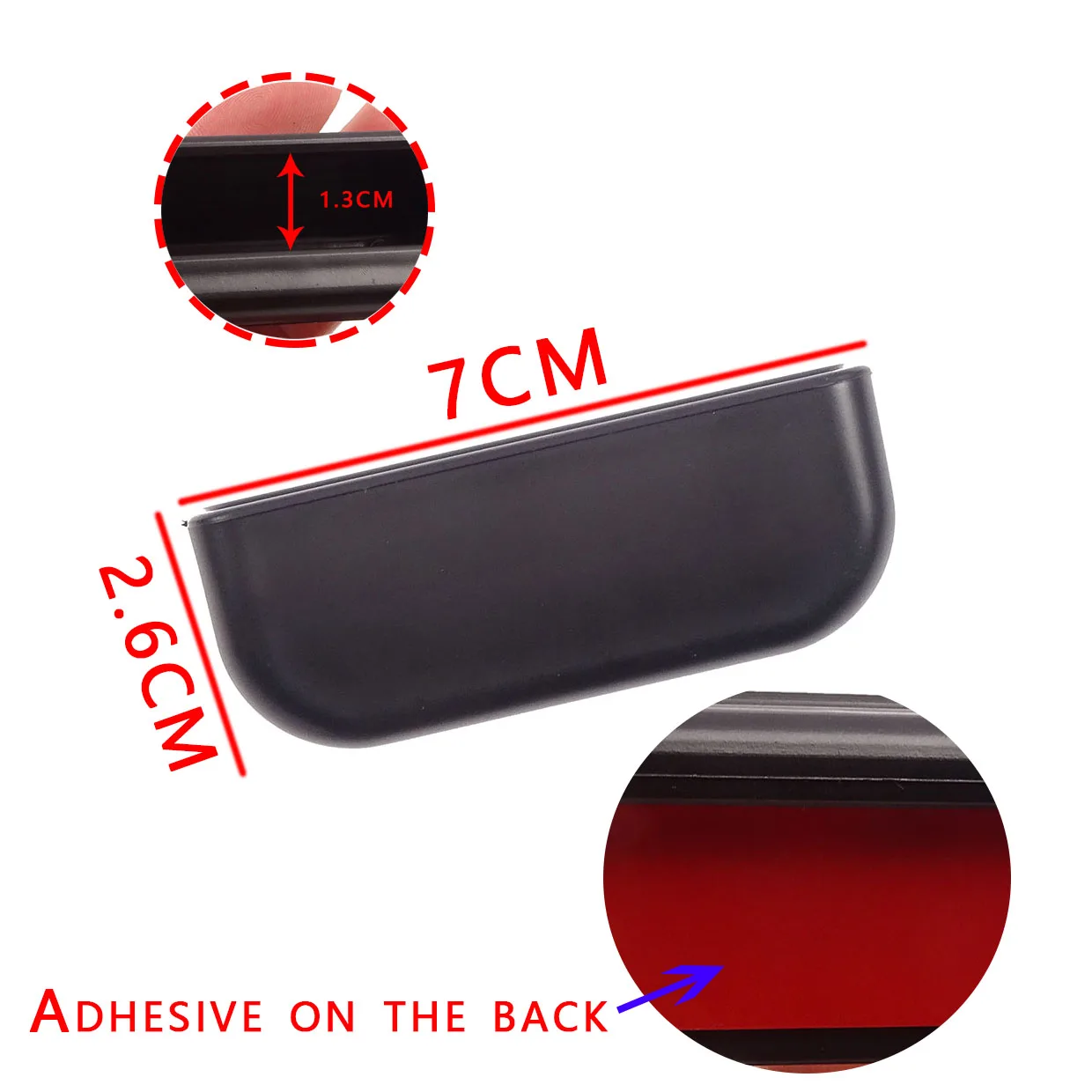 ABS Plastic Car Trunk Handle Sticker Auxiliary Knob for Smart Fortwo 451 W451 Brabus W451 MHD 2009 2010 2011 2012 2013 2014 2015 view 5