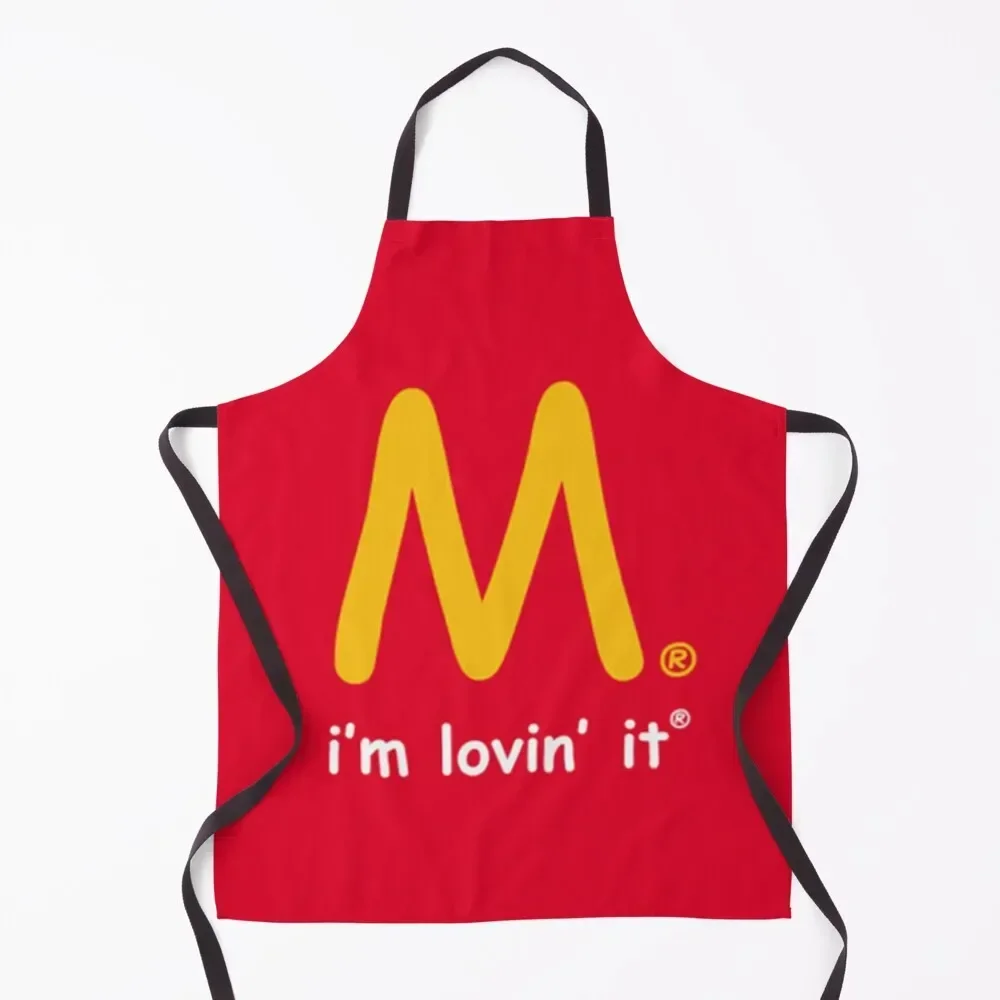 

I'l lovin' it Apron Smock for hairdressing chef for man Kitchen Things And For Home Nursing Apron