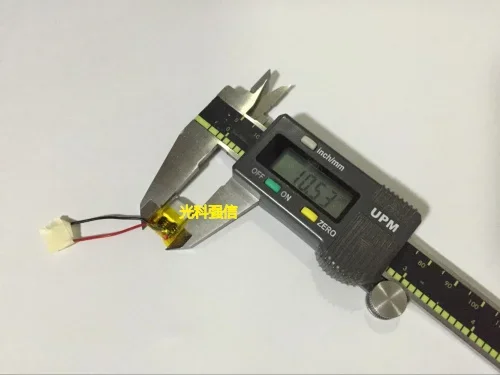 New fully capacitive 3.7V polymer lithium battery 351015 65MAH MP3 MP4 PCB / device / micro