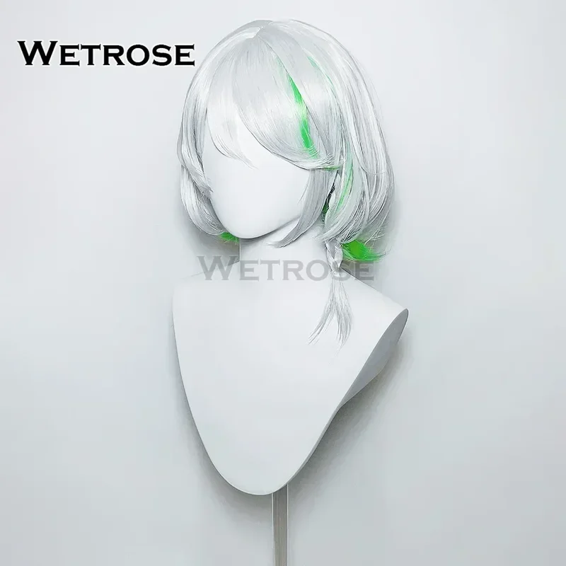 ZA01 【Wetrose】 Disponibile Parrucca cosplay Cecilia Immergreen Otomos Cece CC CiCi Hololive Justice Holo EN Vtuber HalloweenZa0@