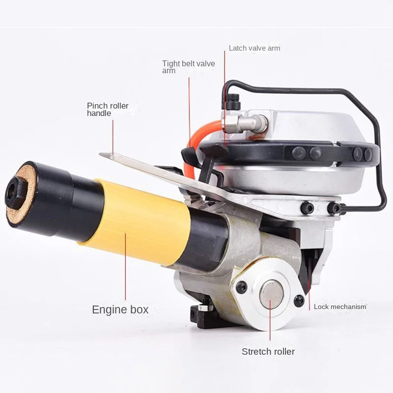 قسط KZ16/19 الهوائية الصلب الربط أداة الصلب الفرقة أداة الصلب الربط آلة التعبئة ل 16 مللي متر/19 مللي متر الصلب Str2025