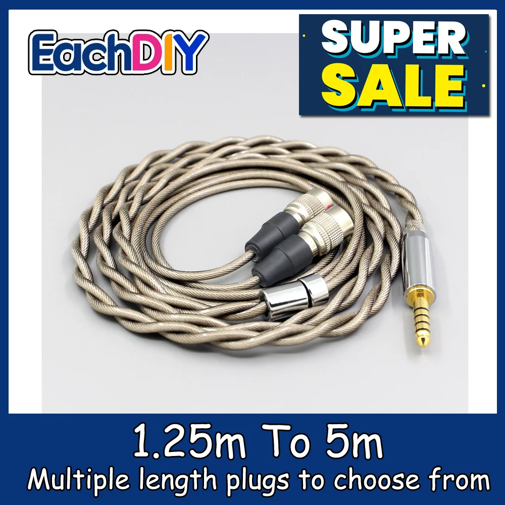 Type6 756 core 7n Litz OCC لوحة فضية سماعة كابل للسيد مكبرات الصوت ألفا الكلب الأثير C تدفق جنون الكلب AEON سماعة LN007843