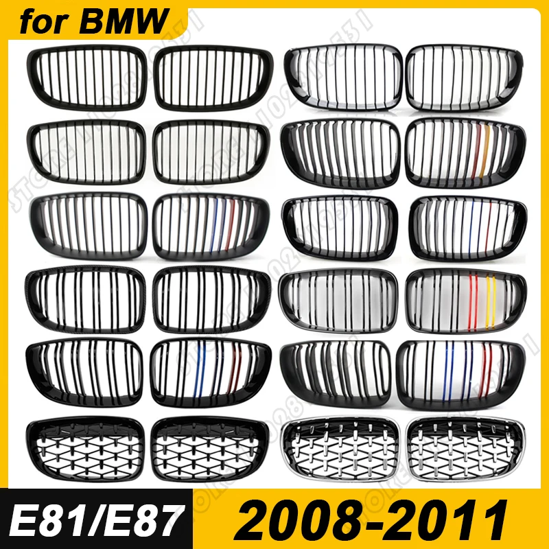 

for 2008-2011 E81 E87 1-Series BMW 116i 118i 120i 128i 130i 135i 120d 123d Front Kidney Grille Bumper Mesh Racing Grille