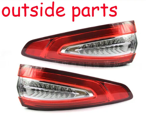 one set 4pcs car styling for Mondeo tail lights for 2013~2016 Mondeo taillights LED car accessories Fusion Tail Lamp rear lamp