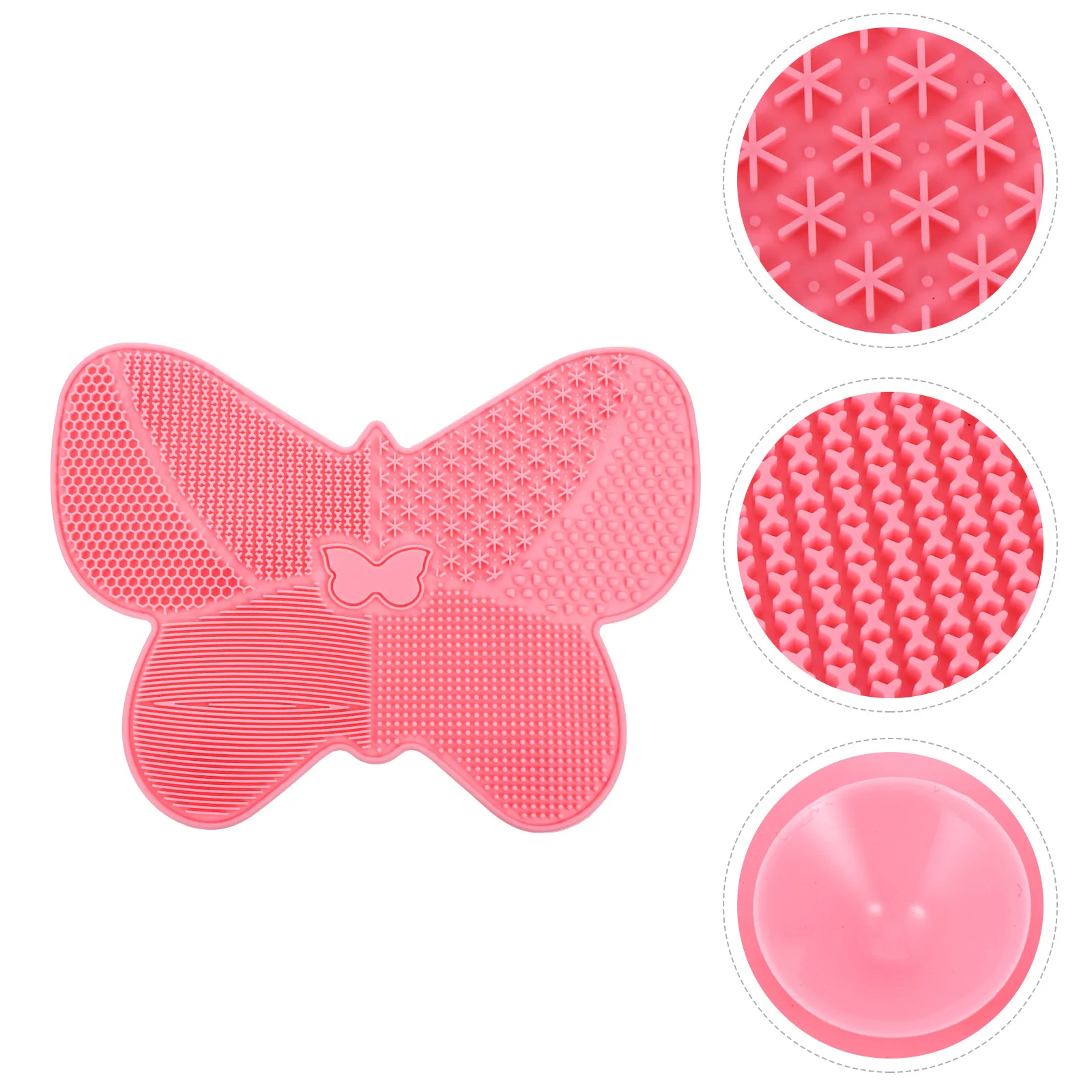 

1Pcs Butterflies Brush Cleaning Pad Silicone Gel Makeup Brush Cleaner Beauty Tool Easy Deep Cleaning Compact