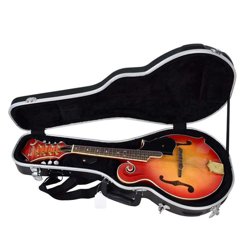 

ABS Mandolin Case Type A/F Waterproof Hard Box Double Shoulder Straps Mandolin Backpack Portable Stringed Instrument Accessories
