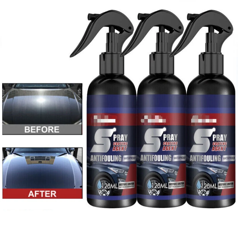 120ML Multi Functional Coating Renewal Agent High Protection Nano Quick Coating Spray Car Maintenance Paint Decontamination