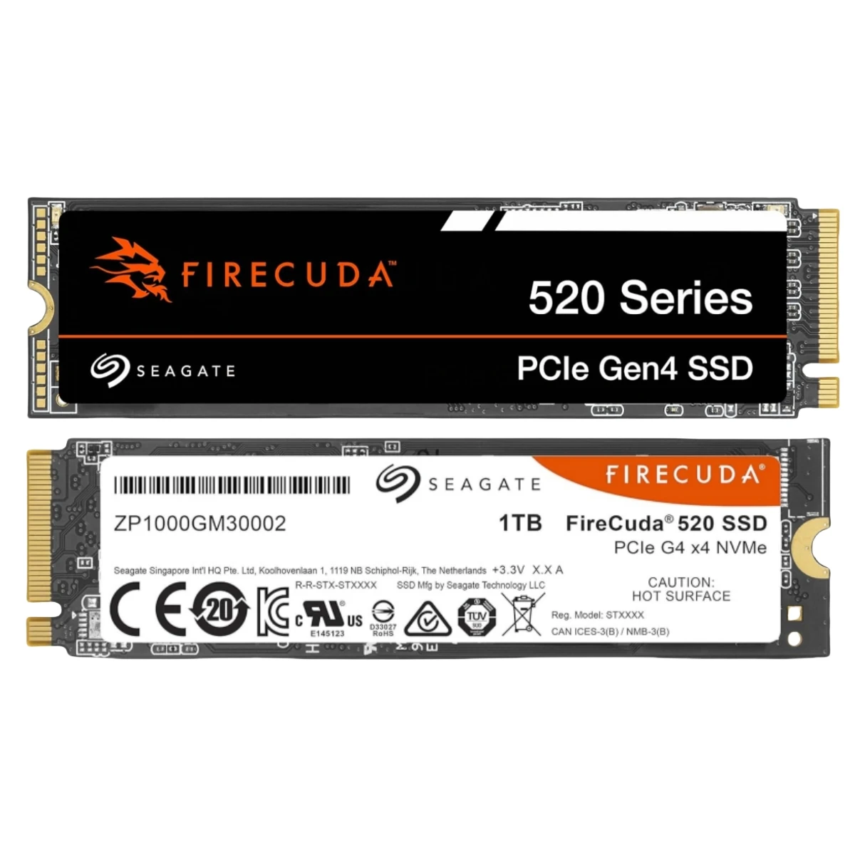 Seagate Firecuda 520 1TB 2TB Performance Internal Solid State 