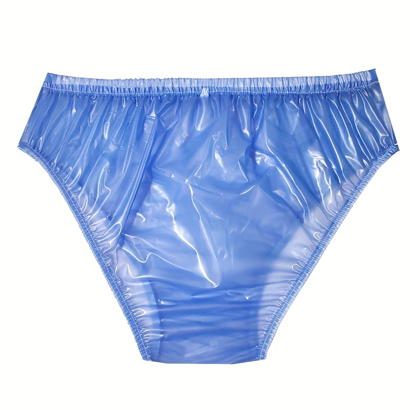 ABDL-pantalones de plástico para bebé y adulto, ropa interior de PVC, Color transparente, novedad