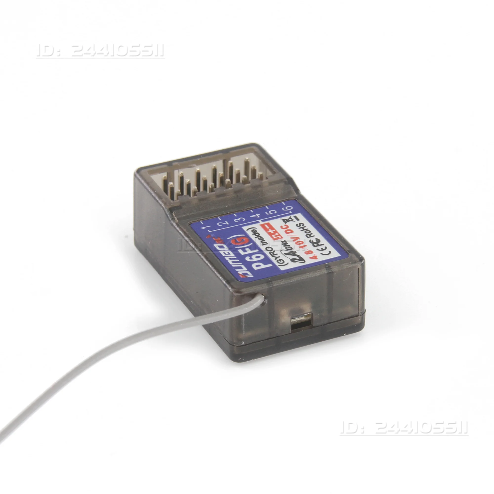 DUMBORC 4/6/10CH 2.4G Giroscopio Ricevitore X10FG X6DCG P6FG X6FG Mini P4FMG per X6 X4 Trasmettitore Telecomando RC Auto Barca HA CONDOTTO LA Luce