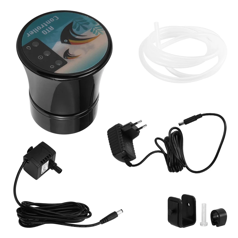 Smart ATO System For Aquariums  Auto Top Off Water Filler With Magnetic Installation Max Tank Thickness 12.5Mm EU Plug