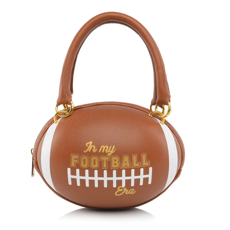 

Fashion American Football Style Crossbody Bag for Women Girl’s Shoulder Bags Rugby Style Purses Designer Ball Novelty Handbags