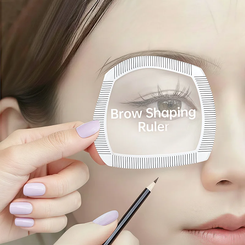 1 STÜCK Brow Mapping Lineal Augenbrauenformungslineal 1 Minute Schnelles Zeichnungsdesign Brow Easy Tool Microblading Permanent Mekup Schablonen