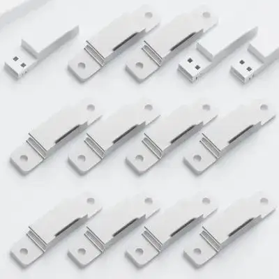

10Pcs Metal Tape Measure Holder Clip Flexible Durable Portable Tape Measure Locator Clip for Tool Belt Use