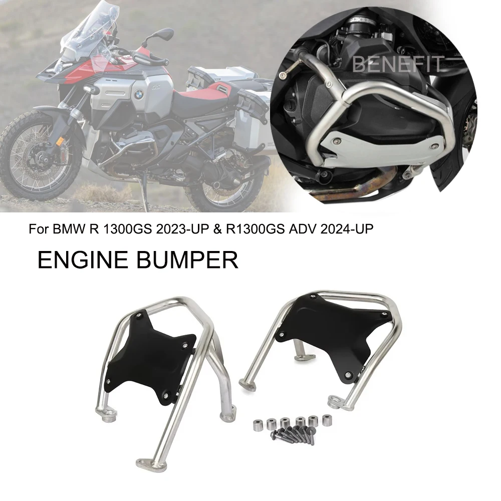 

For BMW R 1300 GS R1300GS ADV Adventure R1300GSA Motorcycle Engine Protection Bars Bumper Cylinder Head Guards Engine Crash Bar