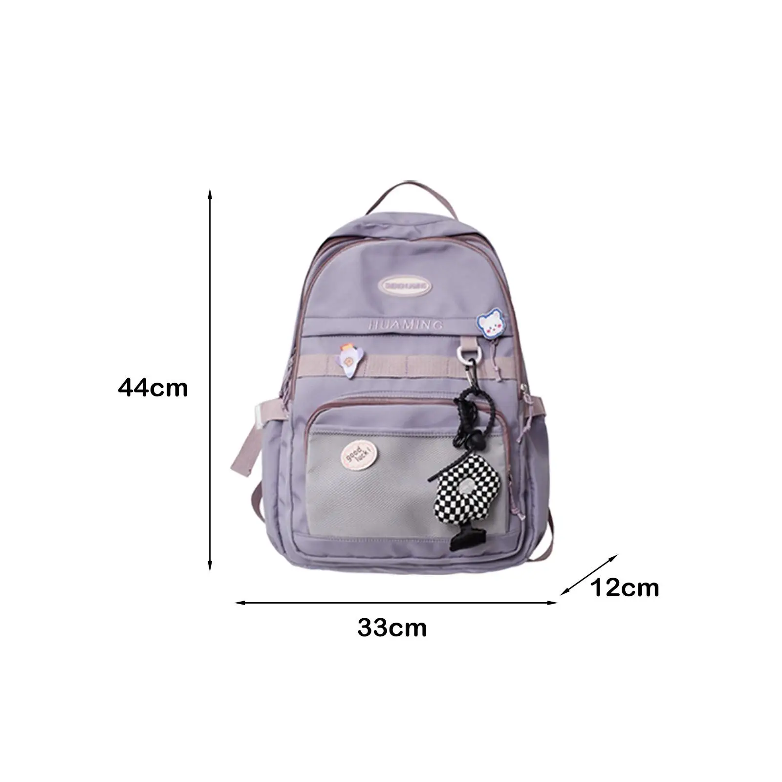 Ransel untuk tas wanita bergaya praktis Daypack untuk hadiah perjalanan berkemah