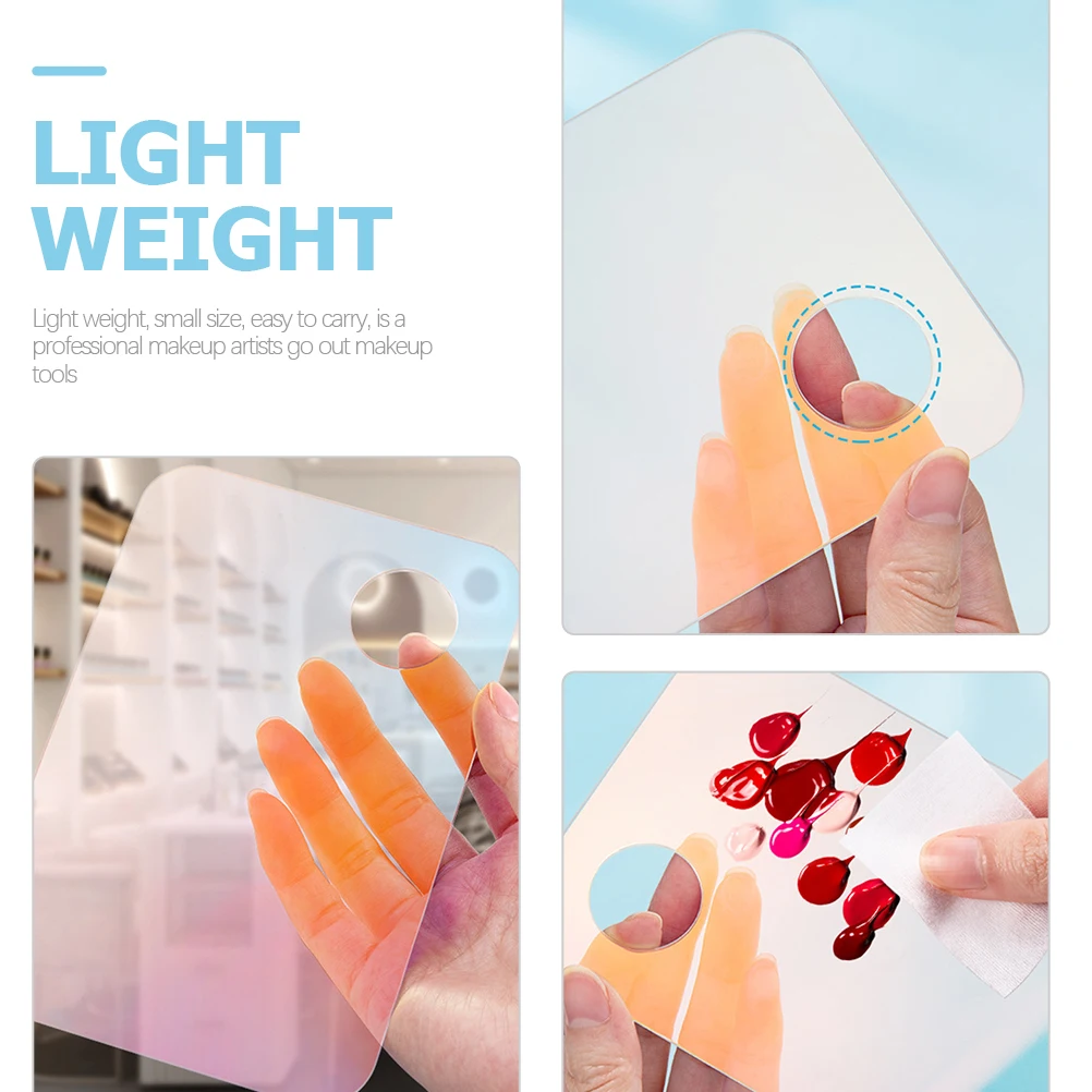 

1 set Makeup Mixing Palette Set Korean Spatula Pigment Tray Color Mixing Board Beauty Tool Durable Spatula For Nail