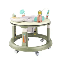 Walker Suitable for Both Male and Female Infants Walker with Music Anti O-shaped Legs Multifunctional Anti Fall and Anti Roll