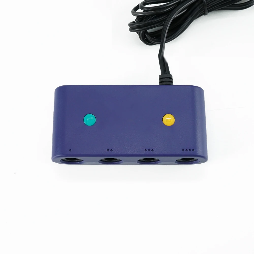 TicKnot 4 Ports Game Controller Converter For GameCube GC Gamepad USB Adapter For PC/Wii U/Switch Console With Trubo Function