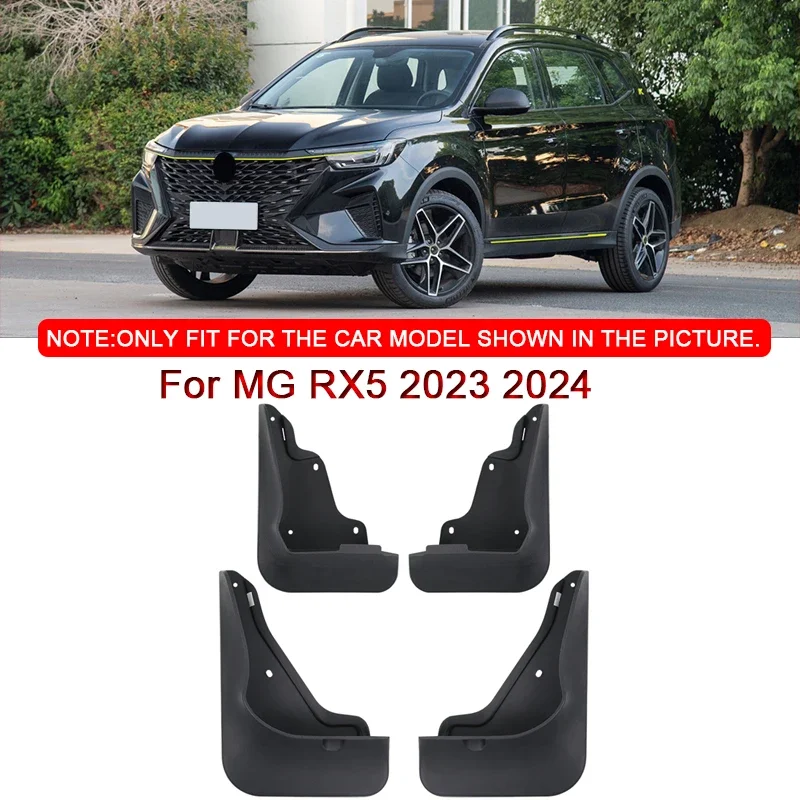 

4pcs Fit For MG RX5 2023 2024 Car Styling ABS Car Mud Flaps Splash Guard Mudguards MudFlaps Front Rear Fender Auto Accessories
