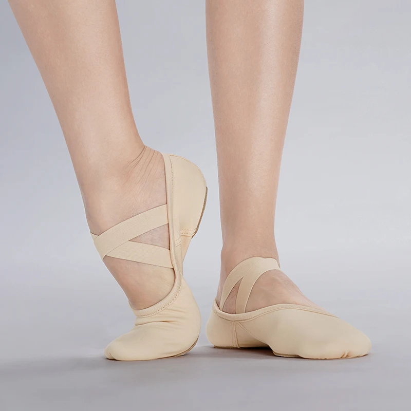 Women High Stretch Pro Ballet Shoes Ultralight Dance Shoes Soft Sole Ballet Flats Adult Men Wear-resistant Non-slip Ballet Shoes