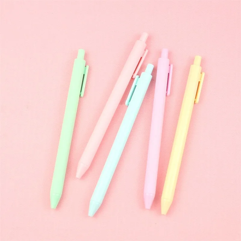 10 Teile/satz Kawaii Candy Farbige Gel Stift Kreative Macron Farbe Serie Student Schreiben Schule Bürobedarf Schreibwaren – Detail 11
