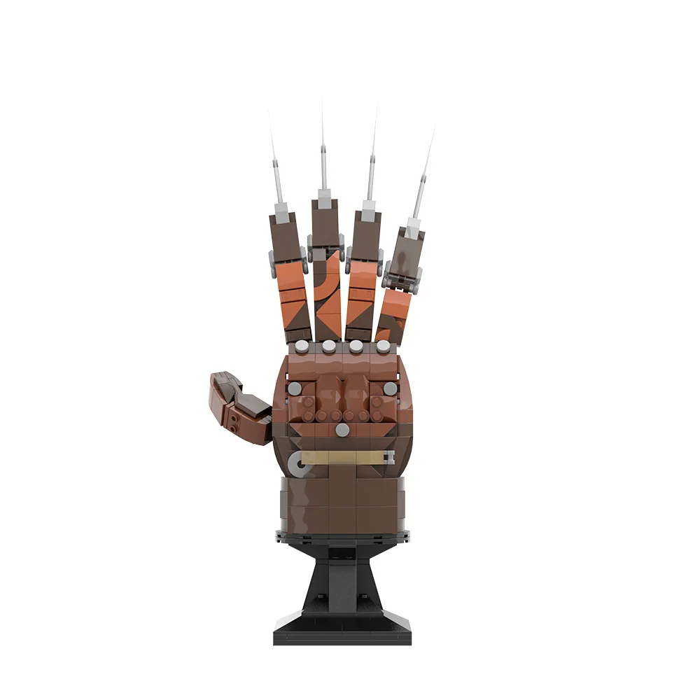 

MOC A Nightmare on Elm Street Building Blade Gloves Blocks Model Horror Killer Elm Street Bricks Assembly Toys Halloween Gifts