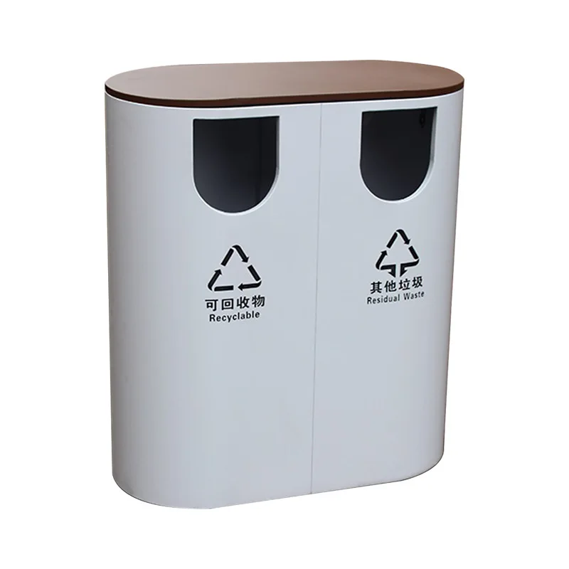 

Outdoor Stainless Steel Classification Trash Can Property Hotel Shopping Mall Indoor and Outdoor Commercial