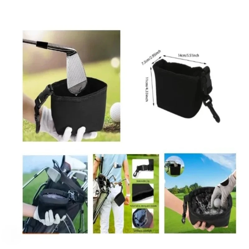 A Must-have for Golf Enthusiasts: Easy-to-clean, Waterproof Golf Cleaning Kit, Portable and Detachable Enhances Club Performance